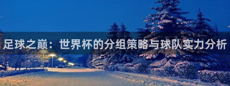美洲杯直播：足球之巅：世界杯的分组策略与球队实力分析